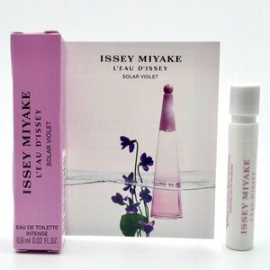 ❤️ 4 for $25 Issey Miyake l’eau d’issey SOLAR VIOLET Mini Travel Vial NEW